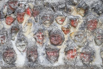 Thousands of sculpted figures by artist Filippo Bentivegna at Il Castello Incantato