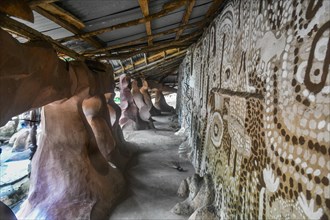 Sacred house in the Unesco site Osun-Osogbo Sacred Grove