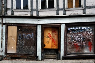 Abandoned shop in the Altmark