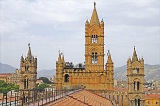 Bell towers of Palermo Cathedral