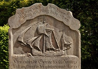 Grave of the seafarer Willem Claasen