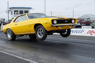 Jump start of a race car