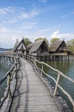 Unesco world heritage site the archeological open-air museum Stilt houses