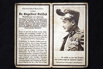 Death photo of the assassinated Austrian Chancellor Dr. Engelbert Dollfuss