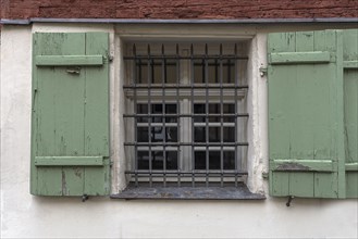 Barred window of today's Jewish Museum