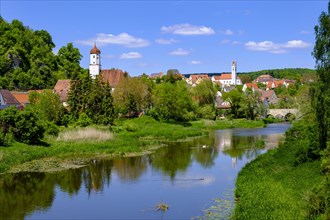 River Woernitz and old town