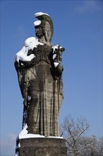 Statue of Pallas Athena on the Maximiliansbruecke
