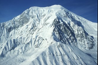 Mount Denali with 6190 meters highest mountain in North America