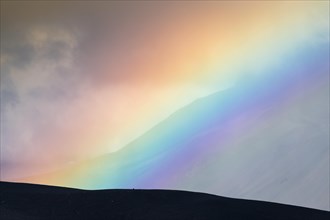 Rainbow and clouds