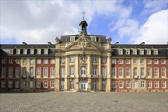 Prince-Bishop's Palace of Muenster in the Baroque style