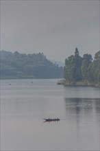 Overlook over Lake Bunyonyi