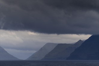Low clouds over Kalsoy and Eysturoy