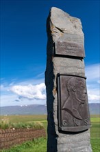 Monument to the Icelandic poet Gisli Konraosson