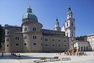 Residenzplatz and Salzburg Cathedral