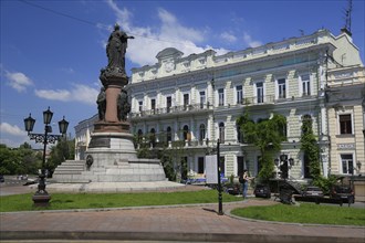 Catherine Square with monument to Tsarina Catherine II