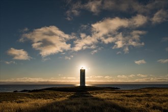 Lighthouse in the backlight