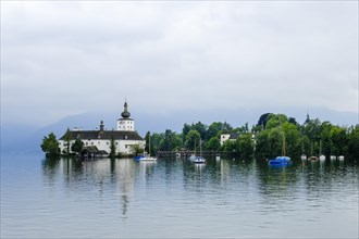 Orth Castle on Lake Traun in Gmunden