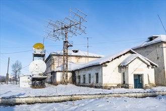 Old antenas in Artyk village