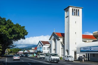 Cathedral in downtown Apia
