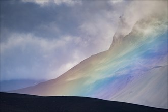 Rainbow and clouds