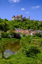 River Woernitz and Harburg Castle