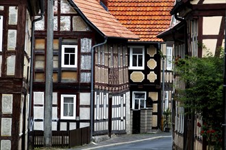 Half-timbered houses