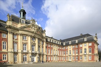 Prince-Bishop's Palace of Muenster in the Baroque style