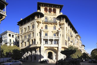 Palazzo in Piazza Mincio Mincio Square in the Quartiere Coppede
