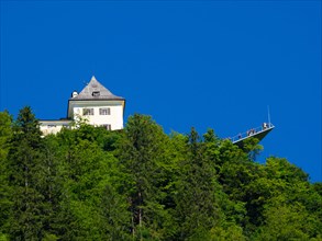 Rudolf Tower and viewing platform on the Salzberg