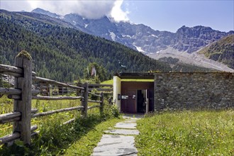 Entrance to the underground Messner Mountain Museum