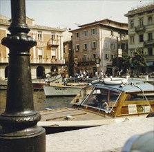 Lake Garda in 1960: Port of Malcesine