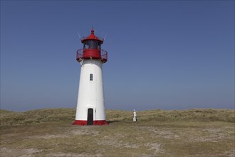 Red and white lighthouse List-West