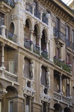 Palazzi degli Ambasciatori Embassy palaces with archway to the Quartiere Coppede