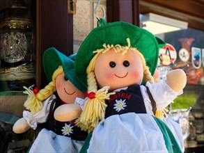 Doll with traditional traditional costume