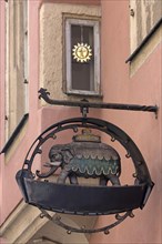 Nose sign of the Haus zum Elephanten