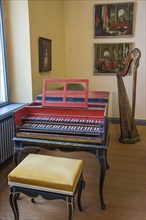 Harpsichord and harp