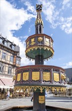 Benefactors' Fountain on the market square in Wernigerode
