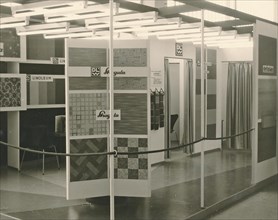 Historical photo: DLW Deutsche Linoleum-Werke AG stand at the Zagreb Fair 1961