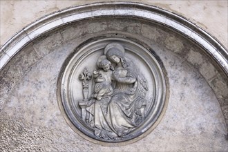 Relief of St. Mary with the Child Jesus at the Church of St. Ulrich