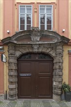 Entrance portal of the former Posthalterhof with Gasthof zum Brandenburger Haus