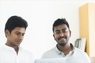 Students do an internship in technology