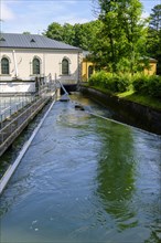 Hydroelectric power station on the Eiskanal