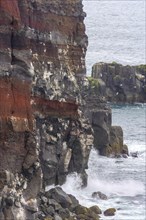 Red coloured Krisuvikuberg cliffs