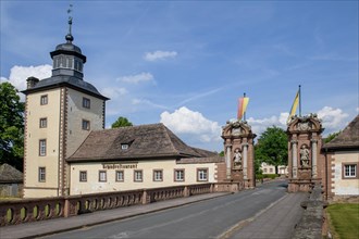 Main entrance of Corvey Castle and Monastery