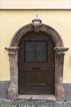 Stone portal of a residential house