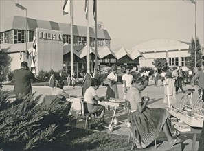 Zagreb Fairgrounds 1961 with Polish Pavilion