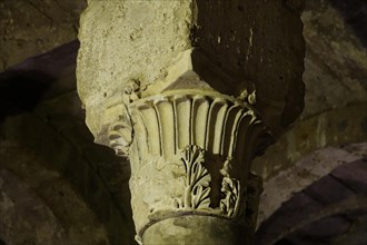 Capital of a column in the crypt of the Cathedral of S. Maria Assunta in cielo