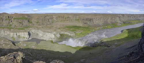 View of Hafragilsfoss from the viewpoint