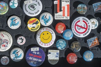 Various badges
