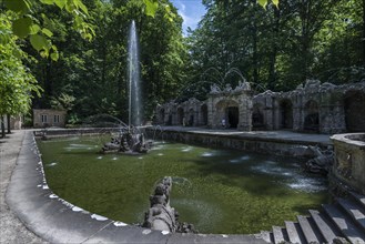 Water features in the Lower Grotto of the Hermitage